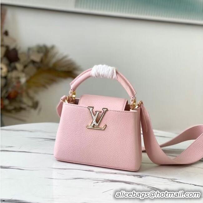 Top Quality Louis Vuitton CAPUCINES MINI M56982 light pink