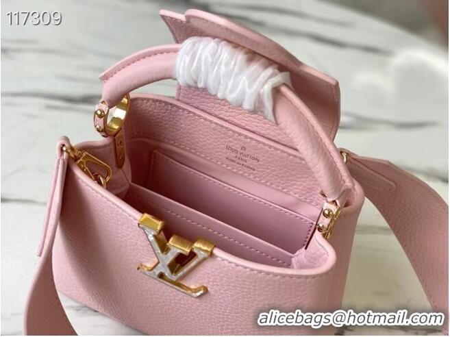 Top Quality Louis Vuitton CAPUCINES MINI M56982 light pink