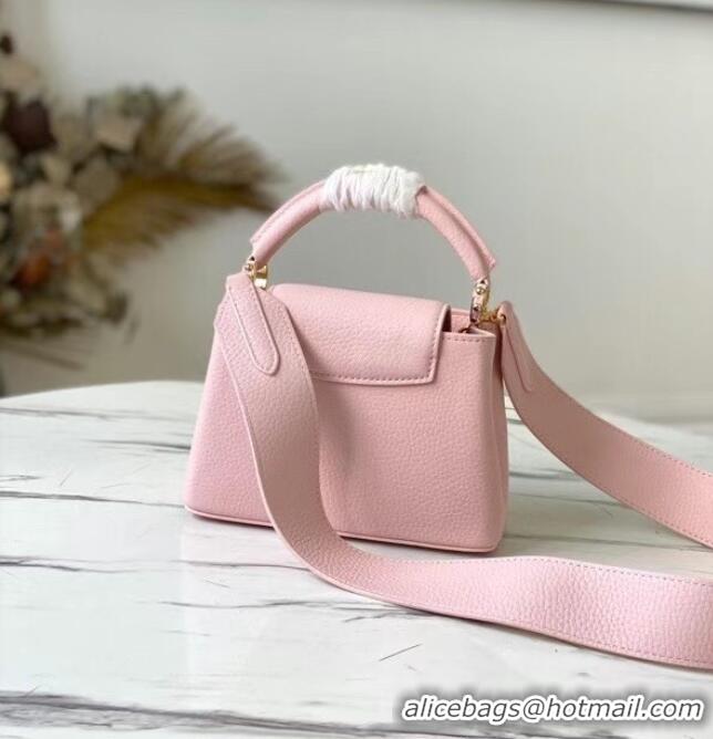 Top Quality Louis Vuitton CAPUCINES MINI M56982 light pink