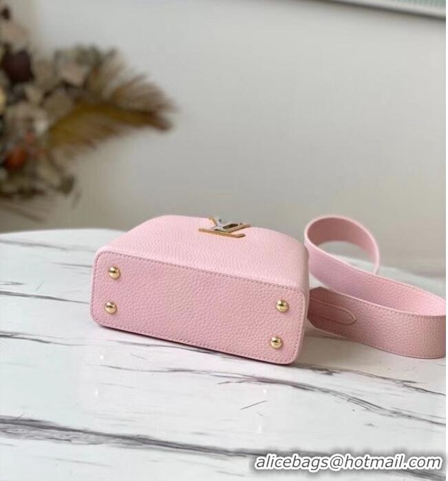 Top Quality Louis Vuitton CAPUCINES MINI M56982 light pink