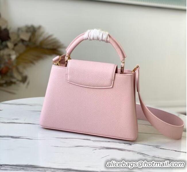 Luxury Classic Louis Vuitton CAPUCINES PM M56983 light pink