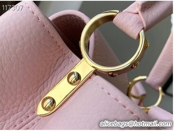 Luxury Classic Louis Vuitton CAPUCINES PM M56983 light pink