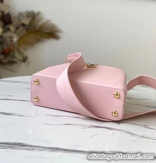 Luxury Classic Louis Vuitton CAPUCINES PM M56983 light pink