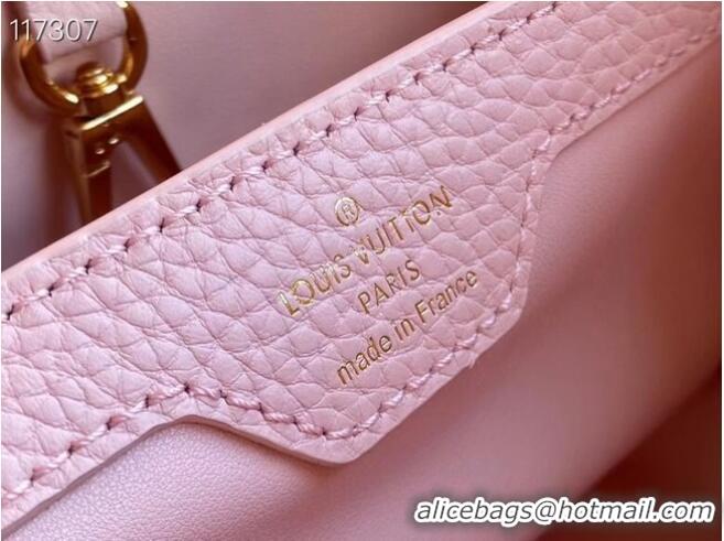 Luxury Classic Louis Vuitton CAPUCINES PM M56983 light pink