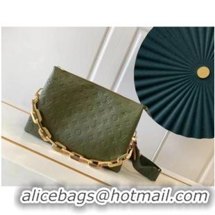 New Fashion Louis Vuitton COUSSIN MM M57782 Khaki Green