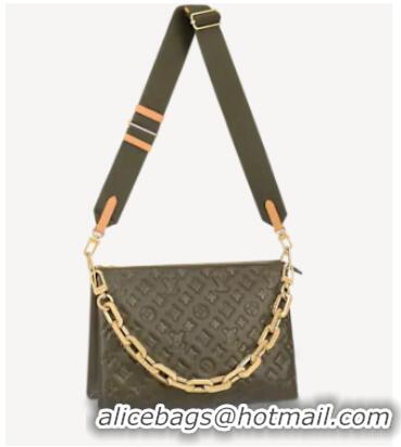 New Fashion Louis Vuitton COUSSIN MM M57782 Khaki Green