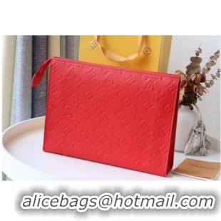 Cheapest Louis Vuitton Monogram Empreinte POCHETTE VOYAGE MM M41058 Red