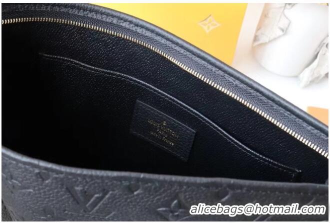 Trendy Design Louis Vuitton Monogram Empreinte POCHETTE VOYAGE MM M41058 black