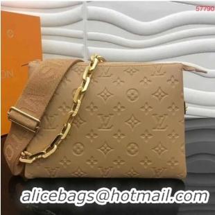 Cheapest Louis Vuitton Monogram Empreinte COUSSIN PM M57793 Camel