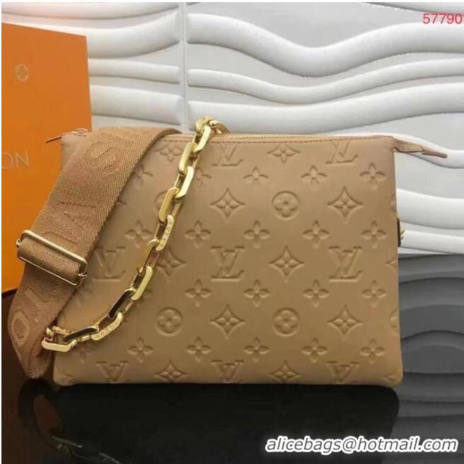 Cheapest Louis Vuitton Monogram Empreinte COUSSIN PM M57793 Camel