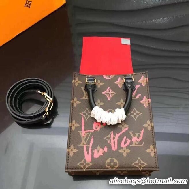 Cheapest Louis Vuitton Monogram Canvas PETIT SAC PLAT M69442 Black