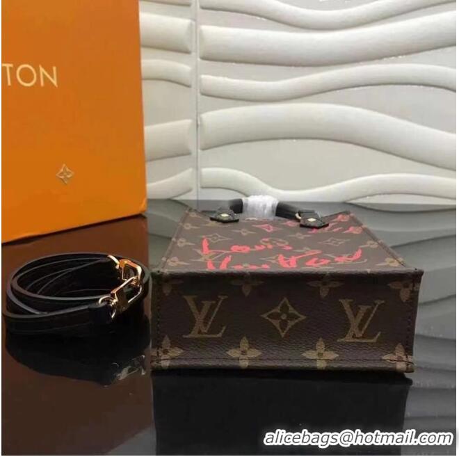 Cheapest Louis Vuitton Monogram Canvas PETIT SAC PLAT M69442 Black