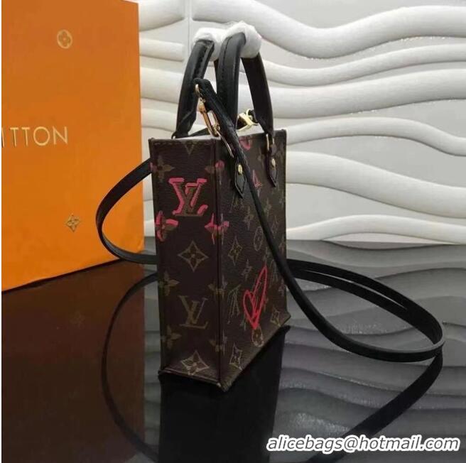 Cheapest Louis Vuitton Monogram Canvas PETIT SAC PLAT M69442 Black