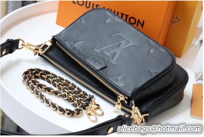 Top Quality Louis Vuitton MULTI POCHETTE ACCESSOIRES M45777 Black