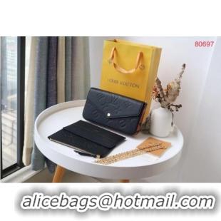 Best Product Louis Vuitton MULTI POCHETTE ACCESSOIRES M80697 Black