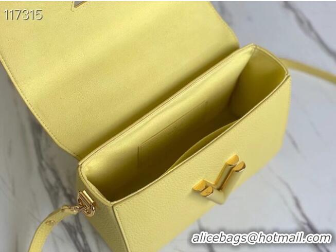 Top Grade Louis Vuitton TWIST MM M58688 Ginger Yellow