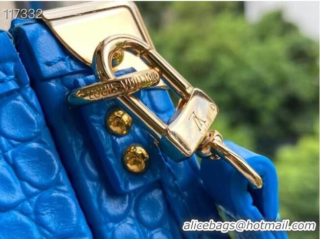 Well Crafted Louis Vuitton original PETITE MALLE N92049 Blue