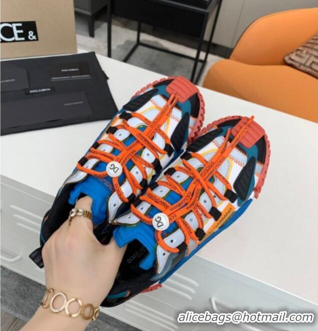 Most Popular Dolce & Gabbana NS1 Sneakers in Mixed Materials Blue/White/Black 061618