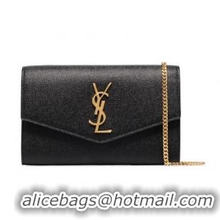 Wholesale Yves Saint Laurent Monogramme Calf leather cross-body bag 35961 Black