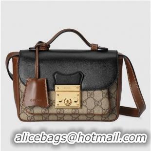 Top Quality Gucci Padlock mini bag 658487 black