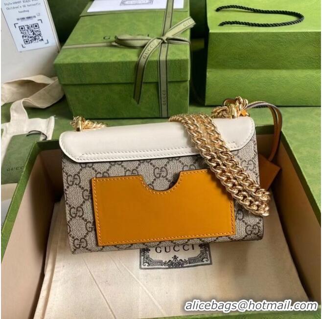 Cheapest Gucci Padlock small shoulder bag 409487 White