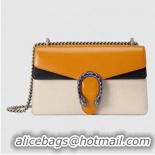 Low Cost Gucci Dionysus small shoulder bag 400249 Burnt orange and white