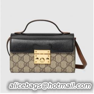 Well Crafted Gucci Padlock mini bag 652683 black