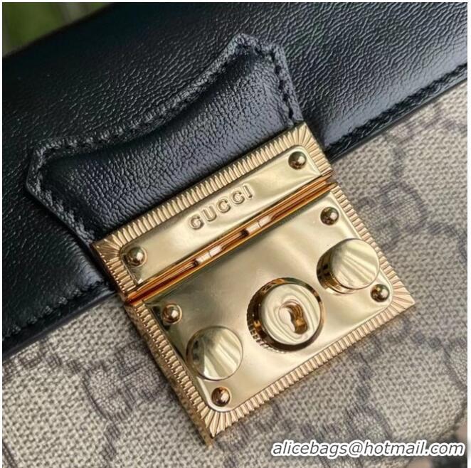 Well Crafted Gucci Padlock mini bag 652683 black