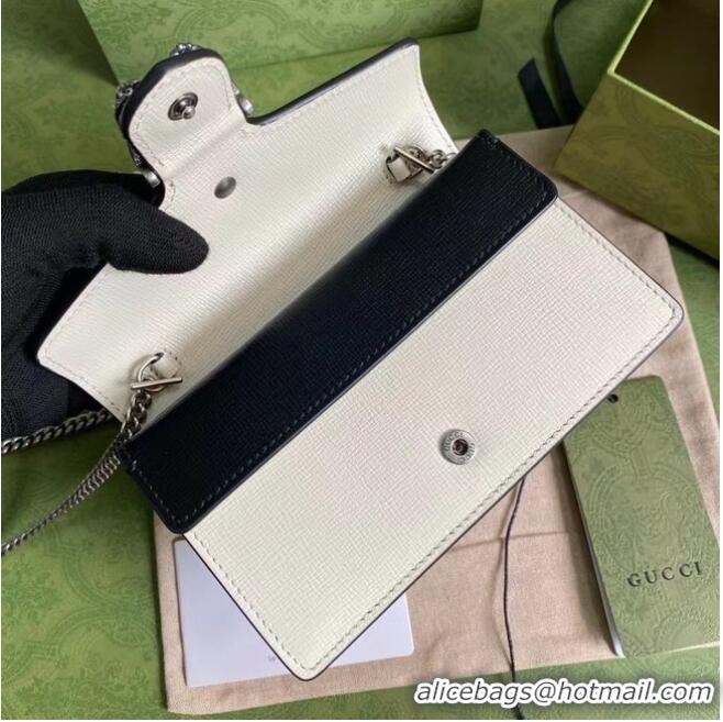 Reasonable Price Gucci Dionysus super mini bag 476432 Burnt orange and white