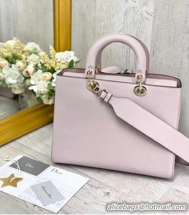 Best Price DIOR LADY BAG Gradient Cannage Lambskin M0584 light pink