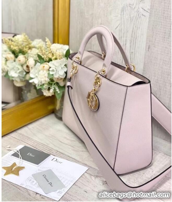 Best Price DIOR LADY BAG Gradient Cannage Lambskin M0584 light pink