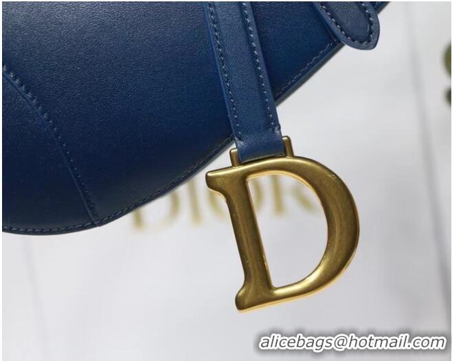 Buy Best DIOR SADDLE BAG Gradient Calfskin M0446C blue &Shoulder strap