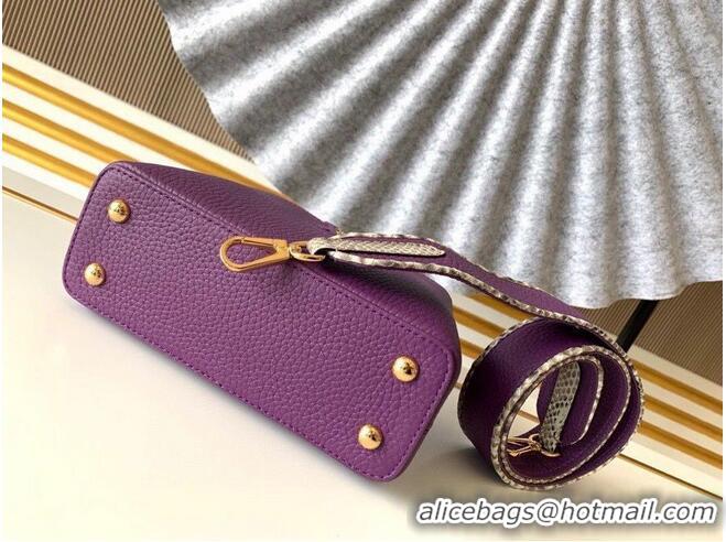 Best Price Louis Vuitton CAPUCINES Original Leather PM M96467 Purple