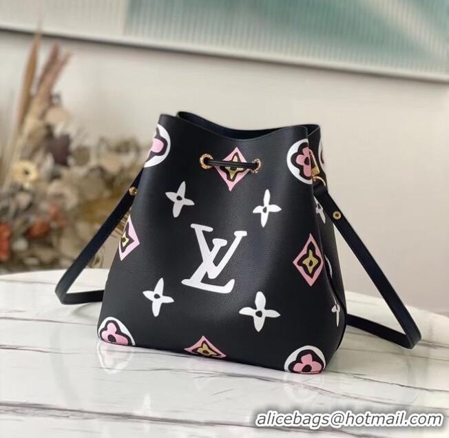 Well Crafted Louis Vuitton NEONOE MM M44821 Black