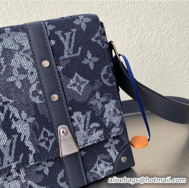 Top Quality Louis Vuitton Monogram Original Leather M57282 Navy