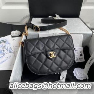 Grade Design Chanel Flap Shoulder Bag Original Sheepskin leather AS2484 AS2485 Black