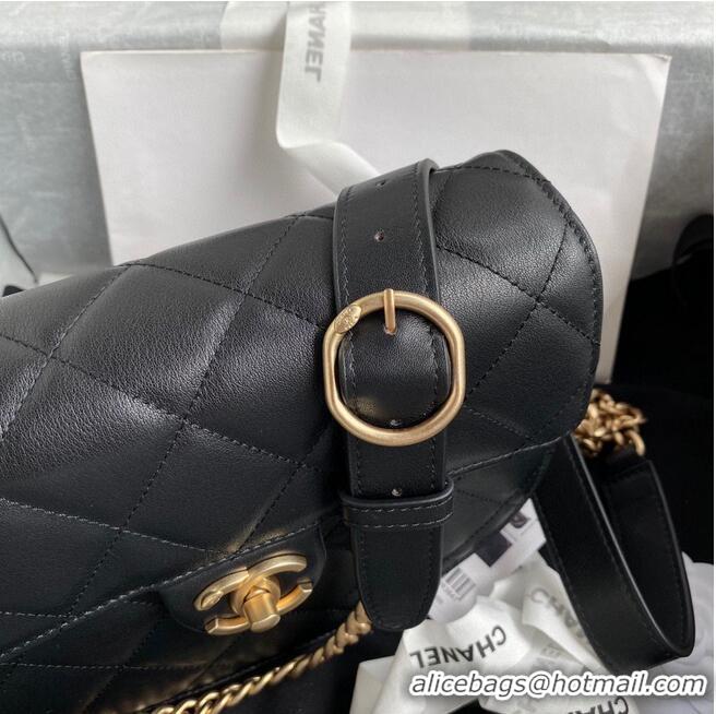 Grade Design Chanel Flap Shoulder Bag Original Sheepskin leather AS2484 AS2485 Black