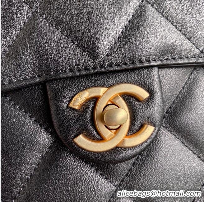 Grade Design Chanel Flap Shoulder Bag Original Sheepskin leather AS2484 AS2485 Black