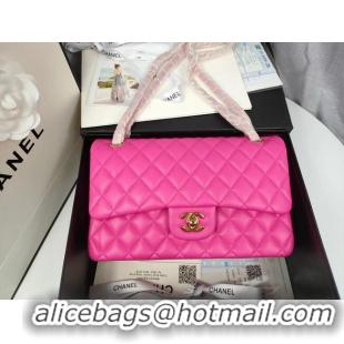 Best Price Chanel Shoulder Flap Bag Original Sheepskin leather A1112 Pink