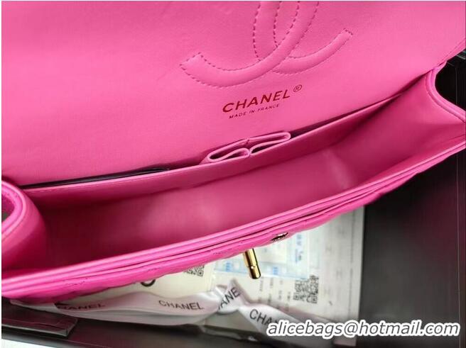 Best Price Chanel Shoulder Flap Bag Original Sheepskin leather A1112 Pink