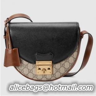 Super Quality Gucci Padlock small shoulder bag 644524 Black