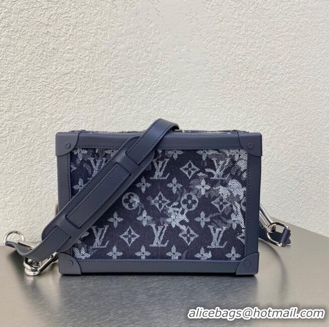 Buy Inexpensive Louis Vuitton Monogram Original Leather M57283 Navy