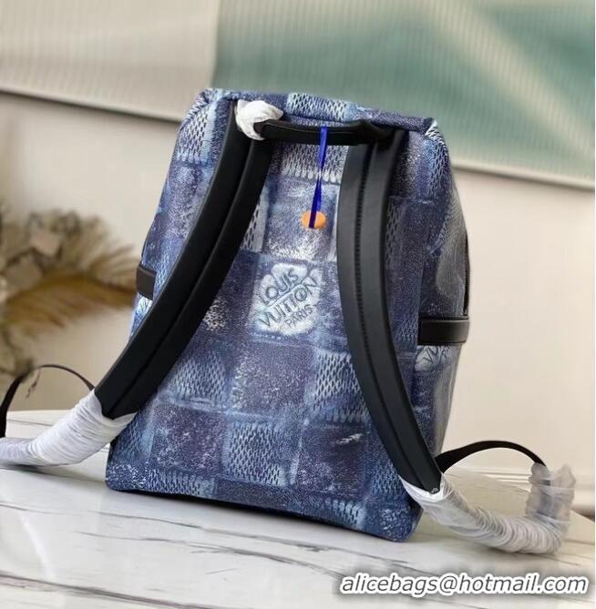 Good Product Louis Vuitton DISCOVERY BACKPACK N50060 Ocean Blue