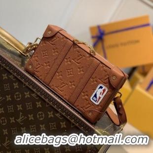 Discount Louis Vuitton LVXNBA SOFT TRUNK WEARABLE WALLET M80549 Brown