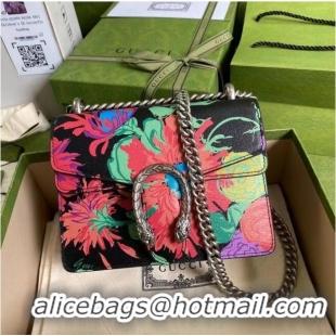 Famous Brand Gucci Dionysus mini bag 421970 Black Flower