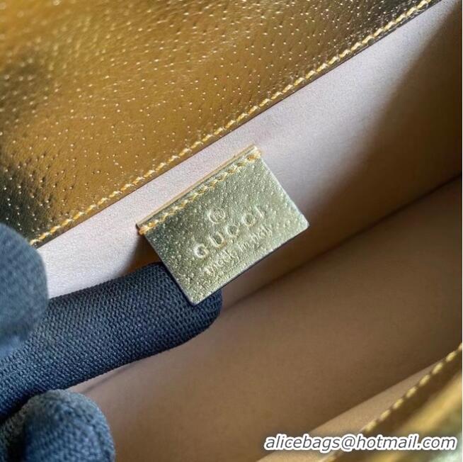 Good Quality Gucci Dionysus Blooms Leather Shoulder Bag 499623 Gold