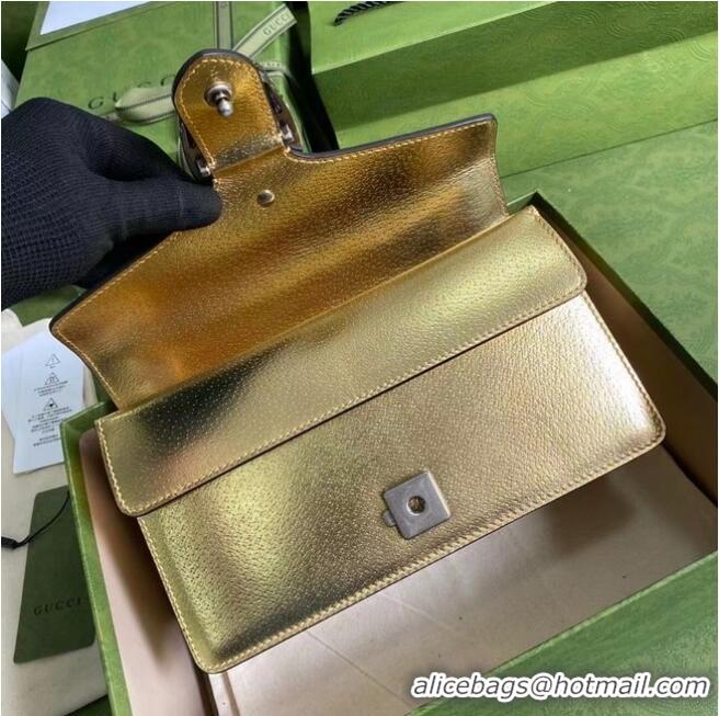 Good Quality Gucci Dionysus Blooms Leather Shoulder Bag 499623 Gold