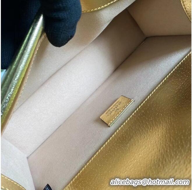 Good Quality Gucci Dionysus Blooms Leather Shoulder Bag 499623 Gold