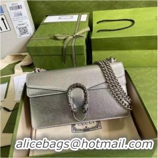 Famous Brand Gucci Dionysus Blooms Leather Shoulder Bag 499623 Silver