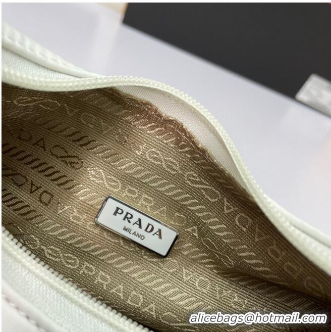 Shop Promotional Prada Re-Edition 2000 nylon mini-bag 1NE515 White